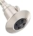Alsons 6573110BX Adjustable 1.85/2.5 GPM Fluidics Showerhead, Satin Nickel
