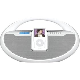 iLive IBCD2817DP Portable CD Player and AM FM Stereo Radio Boombox with iPod Docking System... by GPX