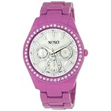 XOXO Womens XO5303A Rhinestone Accent Fuchsia 