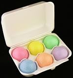 Six Pastel Easter Egg Golf Balls in Carton