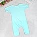 Gotd Newborn Infant Baby Boys Girls Short Sleeve Romper Jumpsuit Clothes (24M, Green)