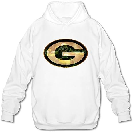 Koala Men's NFL Green Bay Packers Sweatshirt Hoodies White Size XL