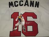 Brian Mccann Signed Autographed Jersey Atlanta Braves Authentic Certified Coa