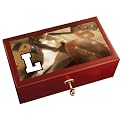 Sport Keepsake Box Football L - Cherry
