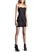 Necessary Objects Junior's Detailed Zipper Dress,Black,Large