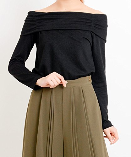 (マジェスティックレゴン) MAJESTIC LEGON ギャザーオフショルプルオーバー