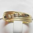 14K Yellow Gold Diamond Man's Ring