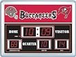 Tampa Bay Buccaneers Scoreboard Clock Thermometer 14"x19" ScoreBoard/Clock/Therm-Tampa Bay - NFL Football Fan Shop Sports Team Merchandise