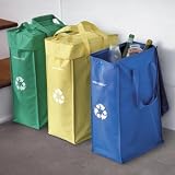 Soft Sided Recycling Bins - Set of 3