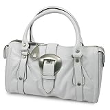 Francesco Biasia Handbags -- *Annie Satchel White A85704 -- Handbags