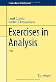 Exercises in Analysis: Part 1 (Problem Books in Mathematics)
