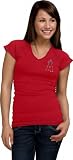 Los Angeles Angels of Anaheim Nike Women's Bases Loaded V-Neck Tissue Raglan Tee