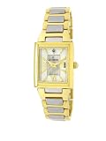 Le Chateau Women's 1816LCLTT_WHTandBEIGE Diamond Accented Two-Tone Watch