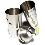 Pinzon Recipe Cocktail Shaker, Stainless Steel by Pinzon