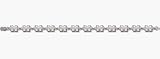 Mississippi State Bulldogs M State 3/8 7 1/2 Bracelet - Sterling Silver Jewelry