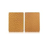 IPAD2用　クロコ柄　レザーカバーケース　オレンジ