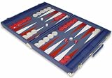 The Patriot Tournament Size Backgammon Set