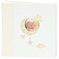 Walther ME-114 Einsteck-Babyalbum Bambini mit Ausstanzung f�r pers�nlichen Namen mit Beschriftungsfeldern f�r 200 Photos 10 x 15 cm beige