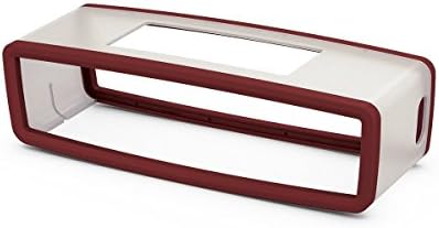 GoAee TPU Gel Soft Case Pouch Box Cover Compatible for Bose SoundLink Mini Bluetooth Speaker (Deep red)