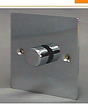 Jegs 8513MFSJE - 1 Gang 2 Way 400W Dimmer Switch Flatplate Stainelss Steel