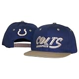 Indianapolis Colts Retro Style Flat Bill Snap Back Adjustable Hat
