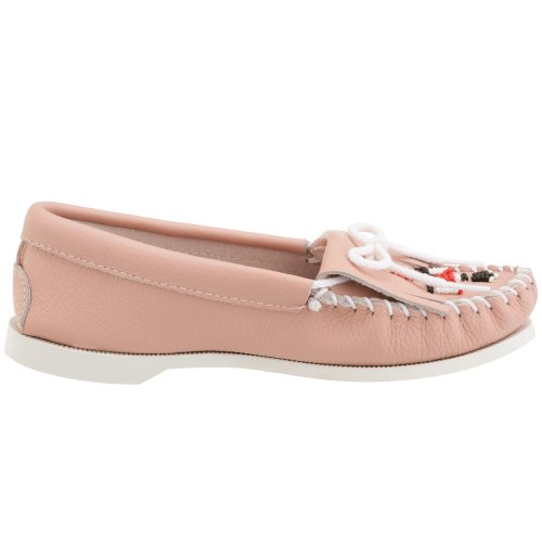 [ミネトンカ] Thunderbird Smooth Leather Boat Sole
