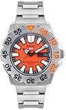 Stainless Steel Seiko 5 Automatic Orange Dial