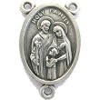 Holy Family - Pewter center (2x1.5 cm-0.8x0.6")