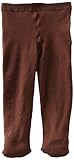 Jefferies Socks Baby-Girls Infant Pima Tight, Chocolate, 0-6 Months