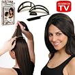 Allstar BIO21712 Bumpits Hair Volumizing Inserts- Dark Brown/Black