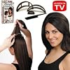 Allstar BIO21712 Bumpits Hair Volumizing Inserts- Dark Brown/Black