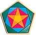 Pentagon Geometric Mosaic Puzzle, Small