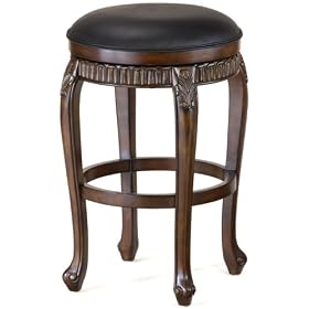 Fleur De Lis Backless Stool by hillsdale