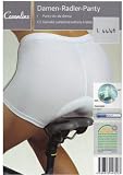 Produkt-Bild: Damen Radler Panty, Funktionsunterw&auml;sche mit Sitzpolster, weiss