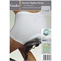Damen Radler Panty, Funktionsunterw�sche mit Sitzpolster, weiss