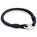 Jstyle Jewelry Braided Leather Bracelets for Men Rope Bracelets, 8-8.5 Inch