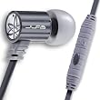 JBuds J4M Rugged Metal In-Ear Earbuds Style Headphones with Travel Case for iPod, iPhone, HTC and Blackberry (Gun Metal)