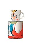 Coffee Mug, My Darling, Couples Faces, Porcelain Coffee Mug w/ Fun Matching Cylinder Gift Box