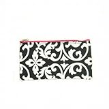 Damask Hot Pink Cosmetics Bag Case Small909