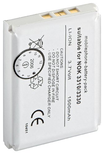 Tecxus 36131 Ersatzakku f&uuml;r Nokia 3310/3330 (1500mAh) Preisvergleich