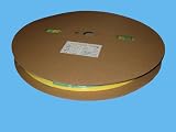 3.2mm Diameter - Green/Yellow (Earth) - 200 Metre Roll/Spool Heat Shrink (Heatshrink) Tube