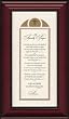 A Family's Preyer - Beautiful 12" by 14" Wall Decorative Framed Art