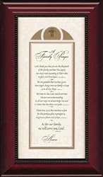 A Family's Preyer - Beautiful 12" by 14" Wall Decorative Framed Art