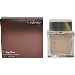 Euphoria Men by Calvin Klein for Men, Eau De Toilette Spray, 3.4 Ounce