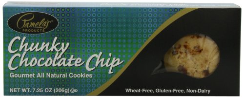 Pamela’s Products Chunky Chocolate Chip Cookies, 7.25-Ounce Boxes (Pack of 6)