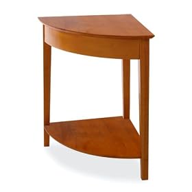 Corner Computer Desk - Honey Pine