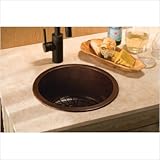 Redondo Chico Hand Hammered Copper Bar Sink Finish: Natural