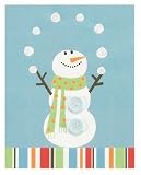 The Gift Wrap Company Juggling Snowman Christmas Boxed Cards, 20-Count (Pack of 2)