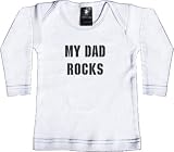 Rebel Ink Baby Infants' My Dad Rocks Long Sleeve Tee T-Shirt