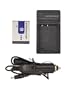 Battery + Charger for Sony CyberShot DSC-T2 DSC-T200 DSC-T300 DSC-T500 DSC-T70 DSC-T700 DSC-T90 DSC-T900 InfoLithium Type D NP-FD1 NP-BD1 NPFD1 NPBD1 + car plug